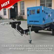 30kva mobile diesel silent generator